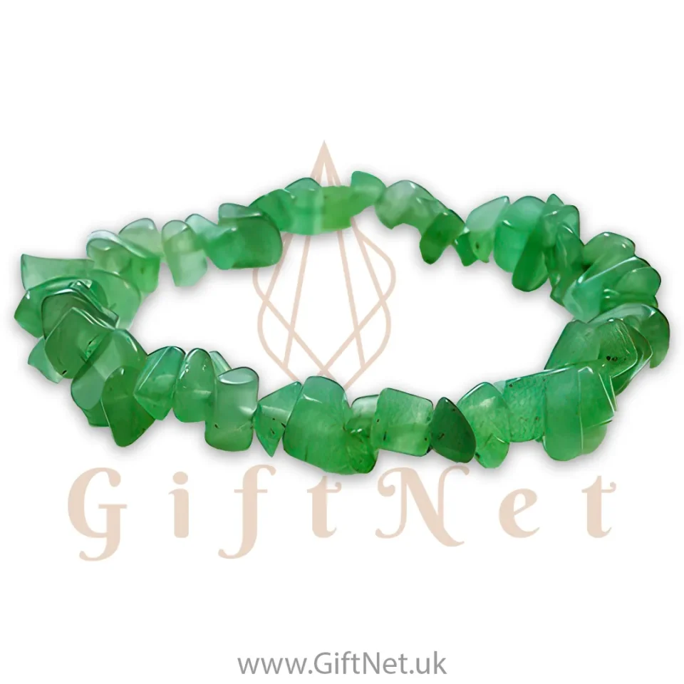 Aventurine Green Chip Bracelet