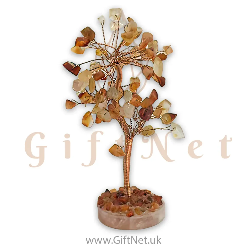 Carnelian 70 Drilled Stone Tree