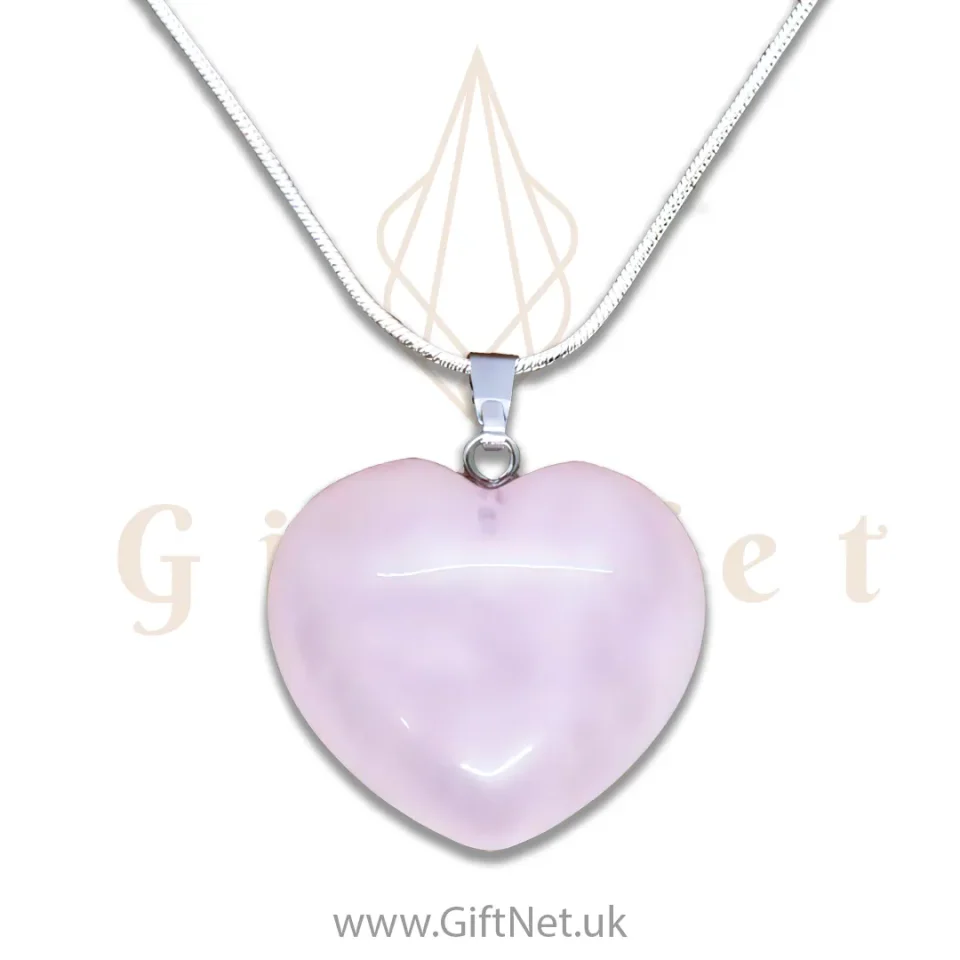 Fluorite Heart with Silver