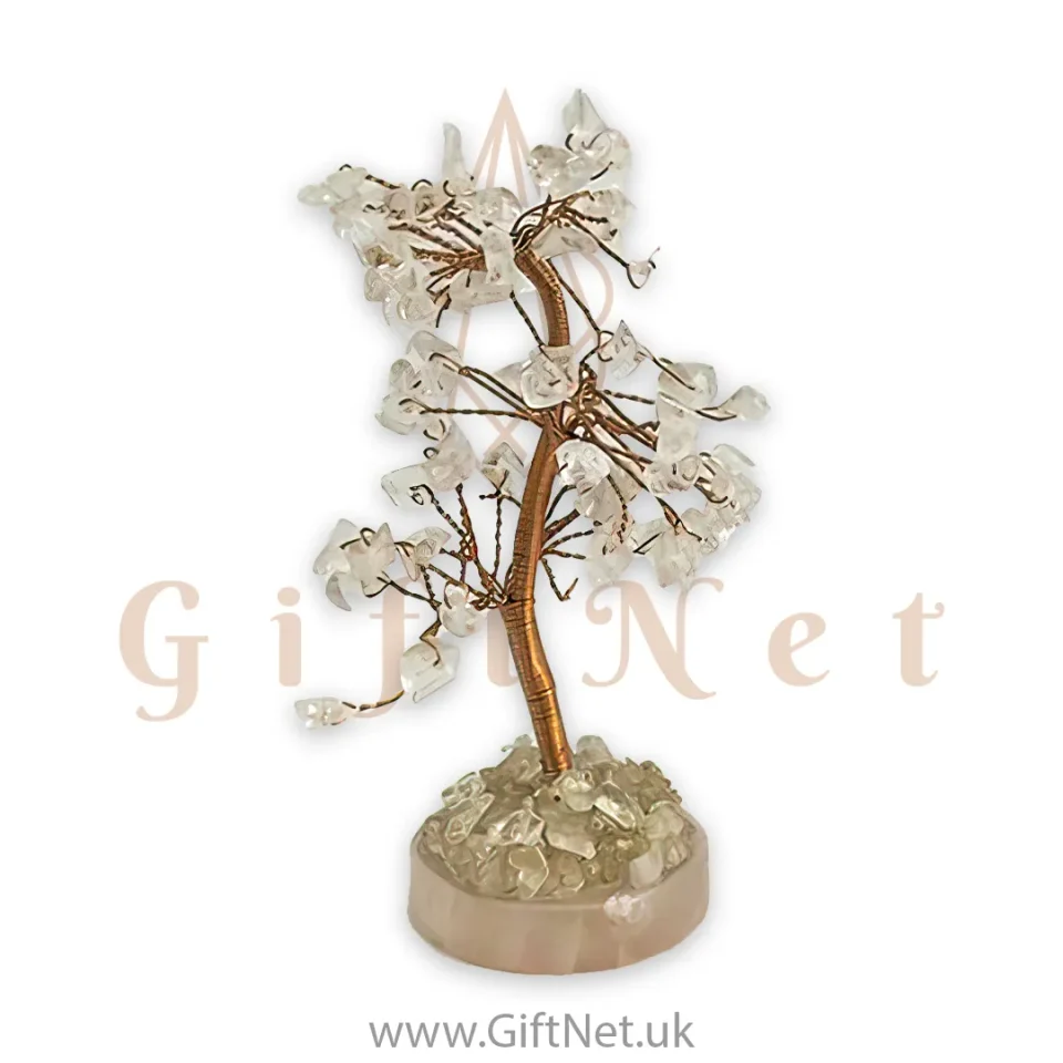 Quartz 70 Drilled Stone Tree