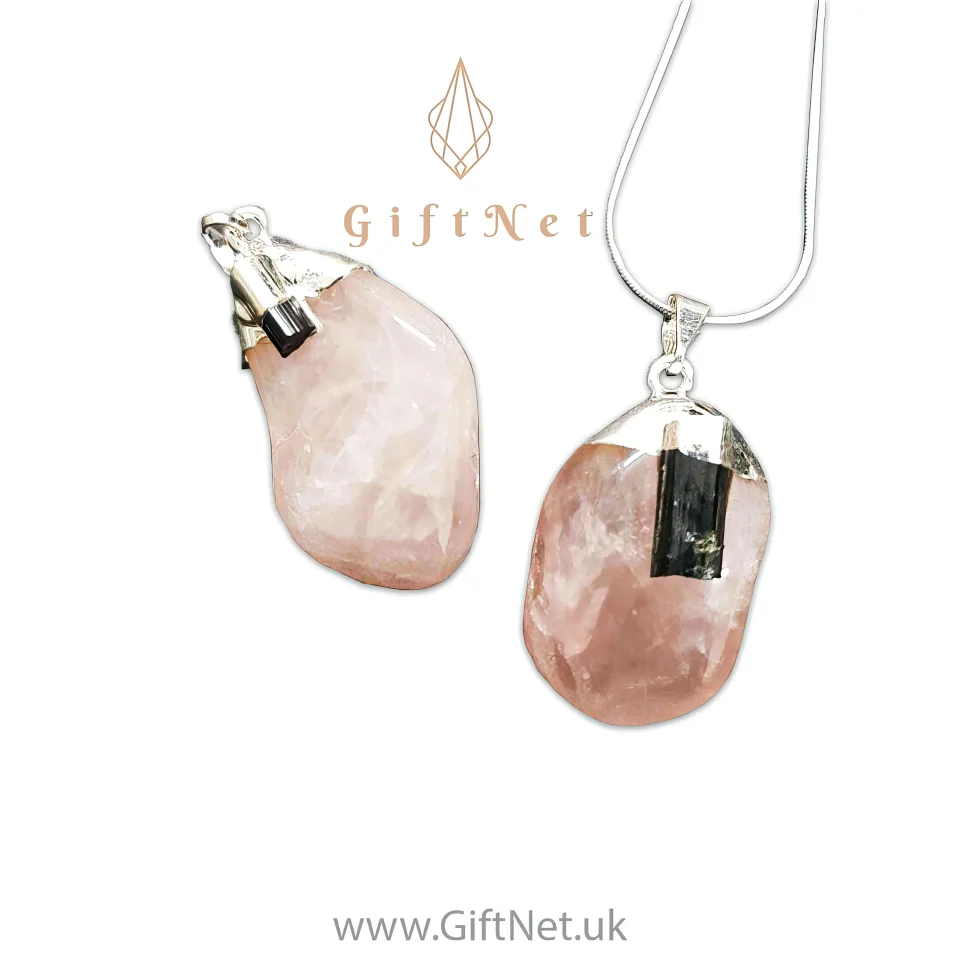 Rose Quartz Tumblestone Pendant
