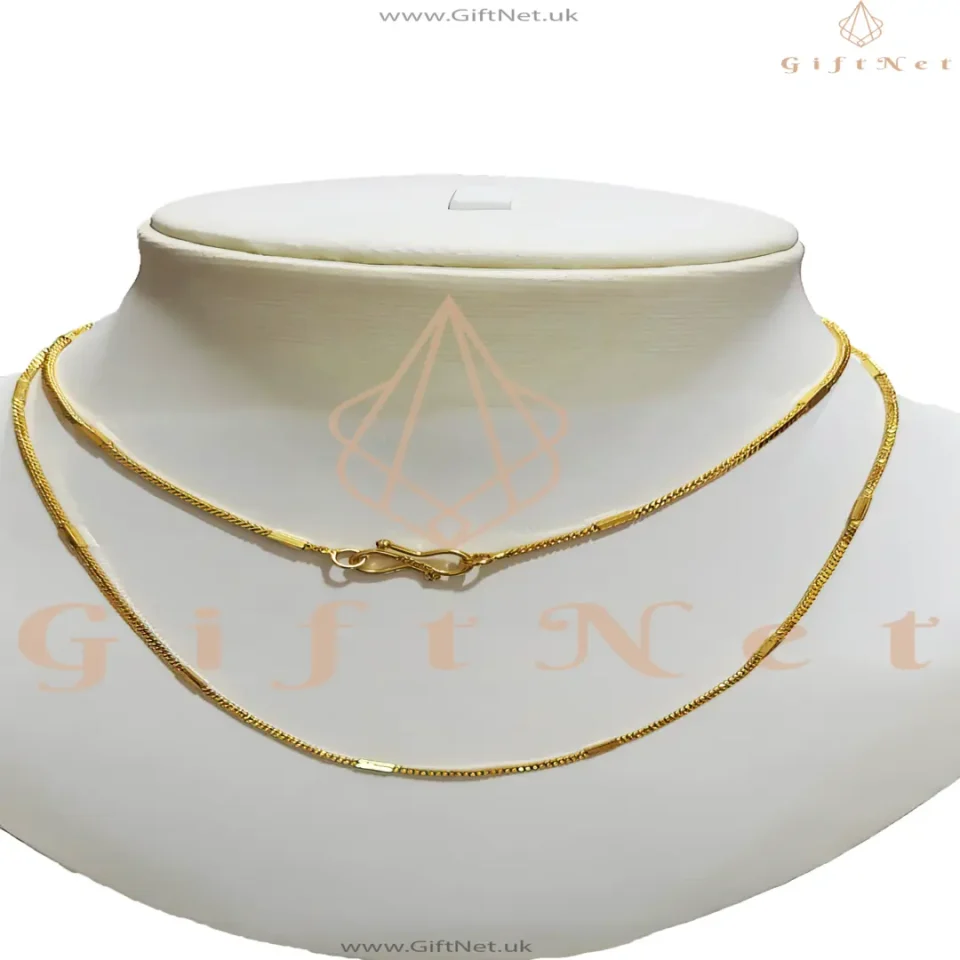 20 Inch Curb Gold Colour Chain