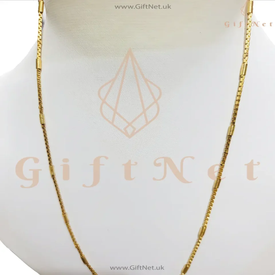 20 Inch Pattern Gold Colour Chain