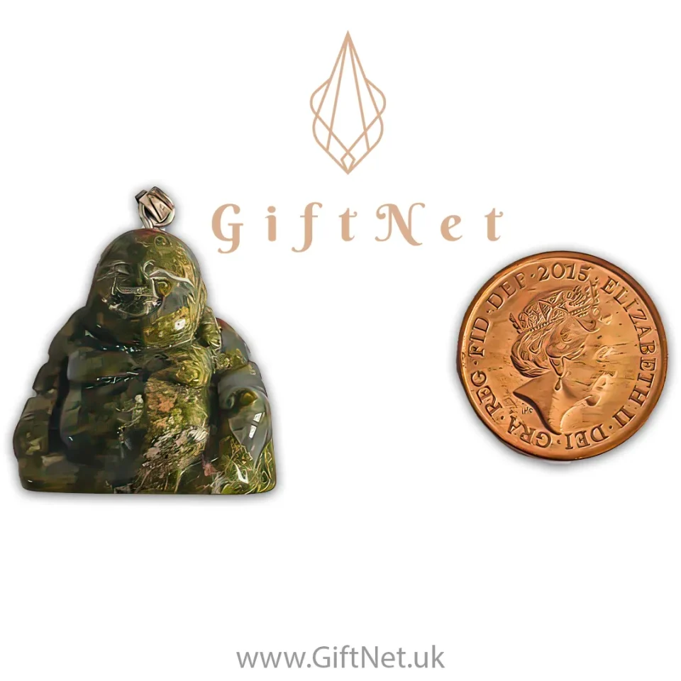 Seated Buddha Unakite